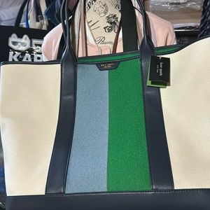 Extra Large Kate Spade Canvass Tote Bag